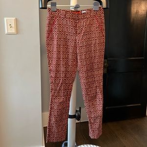 Patterned Crop Pants